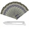 10 x NICE No.13 Sterile Carbon Steel CS13 Surgical Blades