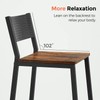 VASAGLE Bar Stools, Set of 2 Bar Chairs, Tall Bar
