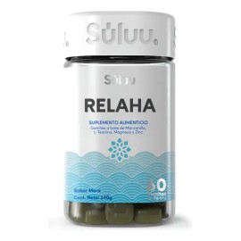 Gomitas Súluu Relaha para Ansiedad y Estrés con L-Teanina, Magnesio y Manzanilla Sabor Mora Sin Gluten                                                