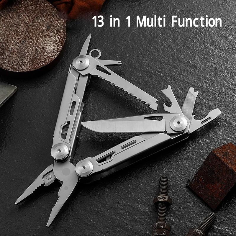 Multitool Wrench 13 Tools Stainless Steel High Hardness Effort Saving