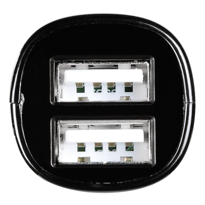 Hama USB Dual Car Charger with Auto-Detect Black