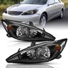 TUSDAR Headlight Assembly Set Fit for 2002-2004 Toyota Camry LE