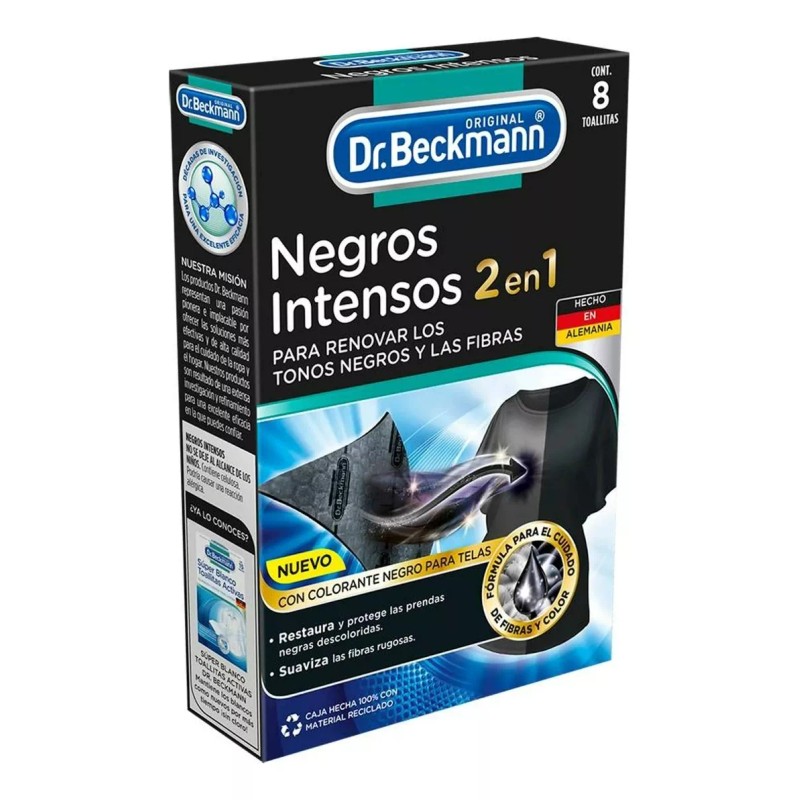 Dr. Beckmann Toallitas Dr. Beckmann Negros Intensos 2 Cajas