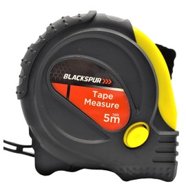 Retractable Tape Measure 5m 16ft | Professional Measuring Tape Acrylic Coated With Metal Belt Clip | Imperial & Metric Markings