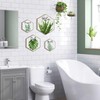OYEFLY 4 Pcs Green Eucalyptus Bathroom Decor,Bathroom Decor Wall Art