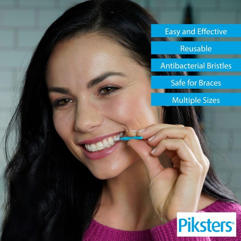 Piksters Interdental Brushes, 40 pk, Size 3, Interdental Tooth Brush