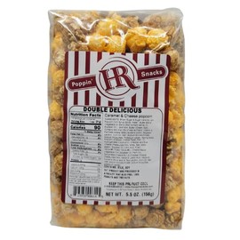 Double Delicious Cheese and Caramel Popcorn | HR Poppin' Snacks