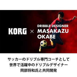 KORG Dribble Metronome DM-1 RD Dribble Designer for Sports Training Earphones, Developed in collaboration with Masakazu Okabe, Red Ideal for Outdoor Practice