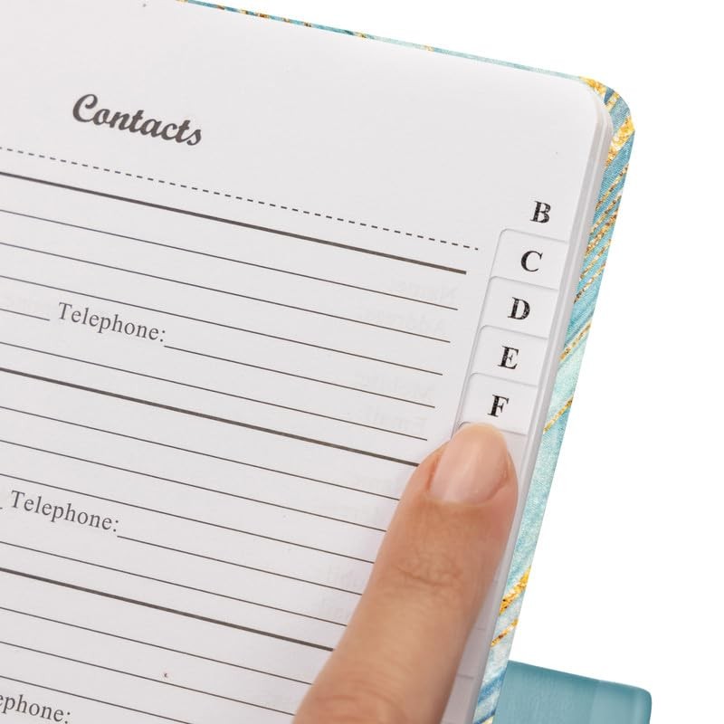 A to Z Telephone Address Book A-Z Index Hard Back