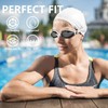 Airoads Shortsighted Swim Goggles Leakproof Anti-Fog UV Protection Swimming Goggles