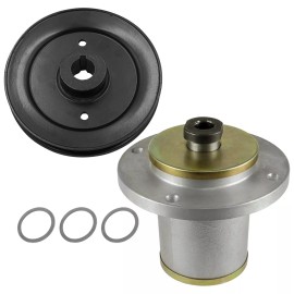 Caltric 539104420 539107408 Spindle & Pulley for Husqvarna BZ6127 BZ7234 BZE7234