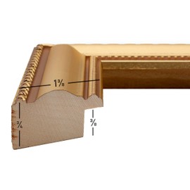 Craig Frames Victoria 20x30 Ornate Gold Picture Frame, Elegant Wall Display