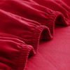 AMEHA Double Fitted Sheet - Red Bed Sheets Extra Deep