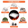 Griddle for Gas Grill- Stainless Steel Griddle, Flat Top Grill