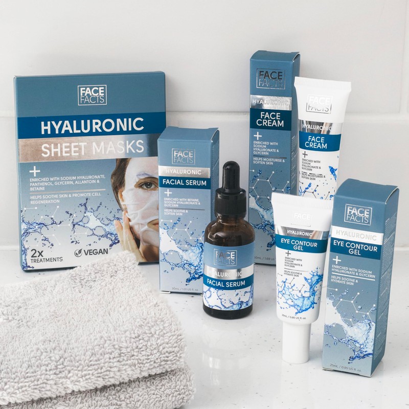Face Facts Hyaluronic Facial Serum | Sodium Hyaluronate + Glycerin
