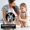 Walfos 2 pieces Danish dough whisk, premium stainless steel bread
