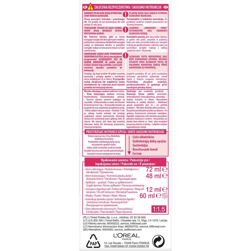 L'Oréal Paris Excellence 6.41 Hair Colour - Light Amber Bronze