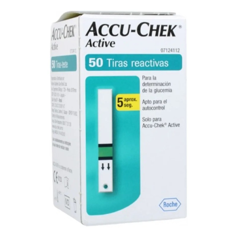 50 Tiras Reactivas Active + 25 Lancetas Softclix Gratis
