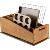 DINDON Pull Out Cabinet Organizer for Pans, Cookie Sheet, Bakeware,