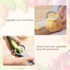 Vegetable Peelers Set, Straight/Serrated/Julienne Peelers for Kitchen, 3 Pieces Stackable