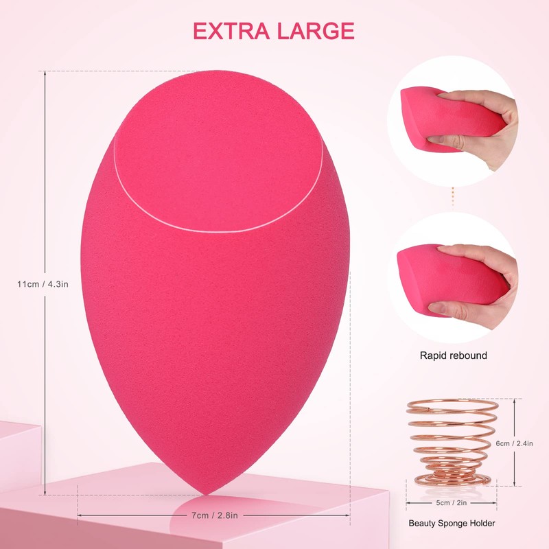 EXTRA LARGE 11CM Make Up Beauty Sponges Blender BIG for