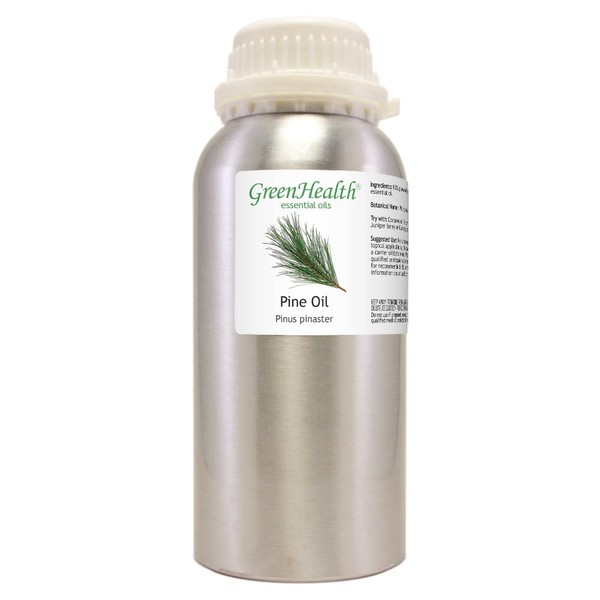 Pine Scotch Essential Oil – 16 fl oz (473 ml) Aluminum Bottle w/Plug Cap – 100% Pure Essential Oil – GreenHealth