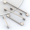 9BUILD 10 Pack Brushed Satin Nickel Cabinet Pulls 5 Inch