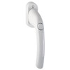 Hoppe Tokyo 0710SV/U26 Window Handle with Push Button in Traffic