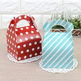 Foldable Mini Color Handle gift box line 17ea