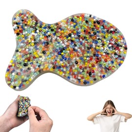 Picky Pad Skin Picking Fidget Toy, Silicone Big Picking Pad Reusable Fish 4.2'' x 2.6'' Picking Fidget Toys for Skin Pickers Relax Anxiety Toy for Adults