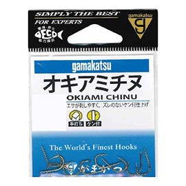 Gamakatsu Okiami Chinu Hook Gold No. 2 Fishing Hooks