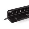 Architectural Ruler Aluminium Triangular Scale Ruler 30cm Metric Scales Metric