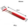 Abcsea Telescope Stainless Steel Back Scratcher Scratch Hand Back Scratcher