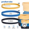 120Pcs Rubber Bands Size 64 Heavy Duty Wide Elastic Rubber