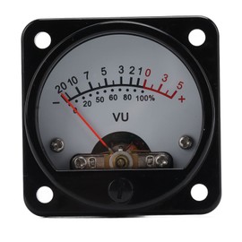 VU Panel Meter Professional VU Meter Audio Level Amp Amplifier with Driver Board AC DC 6‑12V 55mA CQ 45W