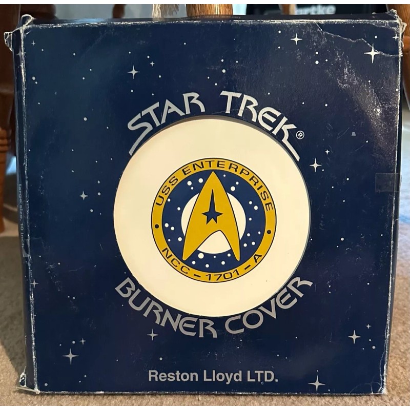 Reston Lloyd / Pfaltzgraff Star Trek Wall Clock Made from