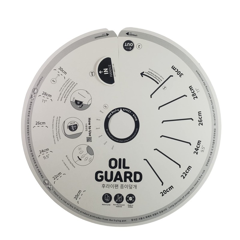 Nineware 20pc Kitchen Essential Disposable Pulp Frying Cap, Grease Splatter