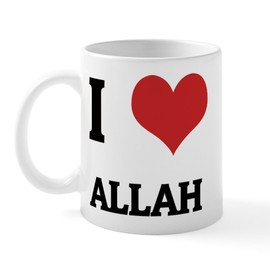 CafePress I Love Allah Mug 11 oz Ceramic Mug (30892662) - White