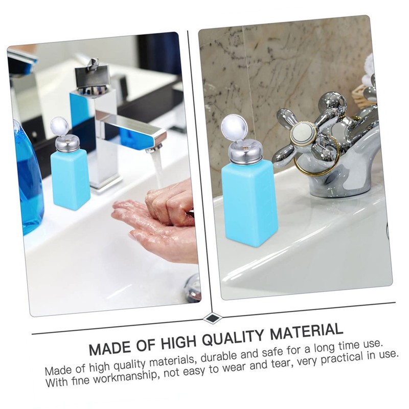 CHILDWEET 2pcs Professional Push Down Liquid Pumping Empty Bottle Dispenser