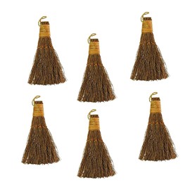 Bags N Tags Boutique~ 6 Inch Cinnamon Scented Broom Manifestation, Prosperity, Abundance, Success Bonus: 2 Feet Harvest Ribbon to Accent (6)