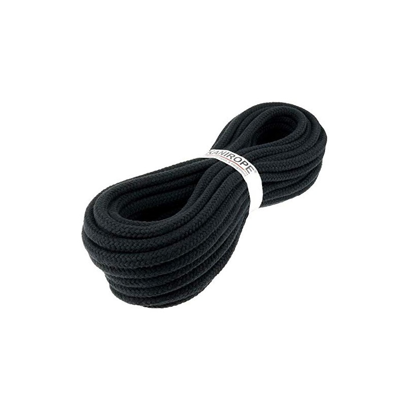 Kanirope® Cobraid Cotton Rope 9 mm 10 m Colour Black
