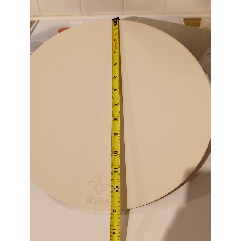 Jeeba 3-Piece Pizza Stone Pizza Grilling Set, 13" Pizza Grilling