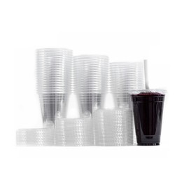 Clear Plastic Disposable Cups with Lids and Smoothie Straws 25 Count - 12 oz (Ounces) Clear PET Cup for Smoothies, Protein Shakes, Bubble Tea, Iced Coffee, Boba, Fresh Juice, Meal Prep, Party Cup