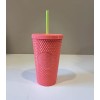 Starbucks 2022 Summer Dragon Fruit 16oz Cold Cup Studded Tumbler