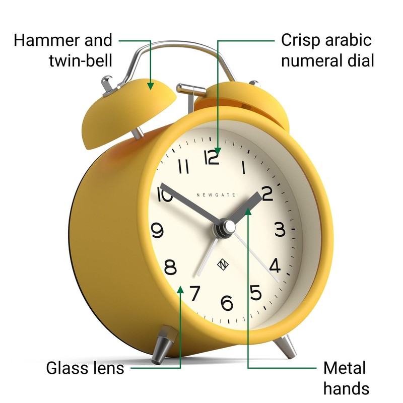 NEWGATE® Charlie Bell Echo Alarm Clock | Modern take on