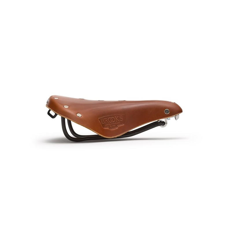 Brooks England B17, Short-Nose Iconic Handmade Leather Bike Saddle, Honey,