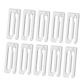 IWOWHERO Hairdresser Tools Barber Shop Accessories 20pcs Metal Cape Buckles Barber Cape Fixing Hooks