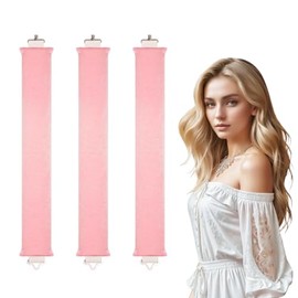 feyiubmen 3 Stück Hitzefreie Lockenwickler, Heatless Curls Band, Lockenwickler Über Nacht mit Haken, Overnight Blowout Locken Ohne Hitze, Lockenwickler Heatless Curls für Alle Haartypen