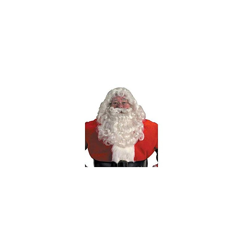 Halco Professional Santa Wig and Beard Set Costume Accessory,Red,One Size