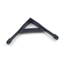 Oakcrafts - Pair of Epoxy Black Gallows Shelf Brackets Antique Cast Iron (6" x 6" / 150mm x 150mm)